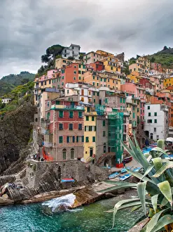 Riomaggiore Prints: View of Riomaggiore