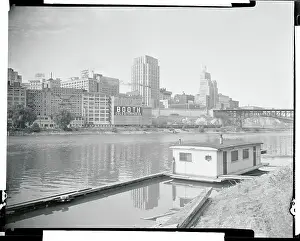 Paul Prints: View of Riverside Buildings