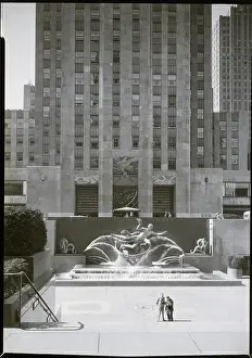Main Prints: View of Rockefeller Plaza