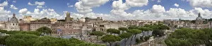 City Portrait Gallery: View of Rome from the Capitoline Hill, Rome, Italy, Europe