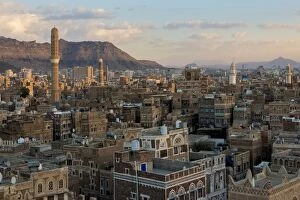 Images Dated 28th April 2016: View of Saana cityscape, Yemen