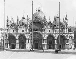 Basilica Prints: Front View of San Marco