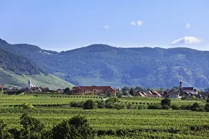 Michael Prints: View from Sankt Michael village looking towards Woesendorf and Weissenkirchen