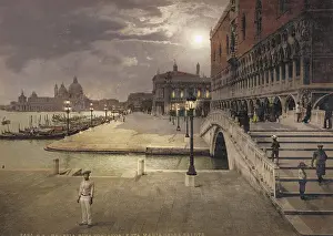 Town Scene Prints: Front View of Santa Maria della Salute Church