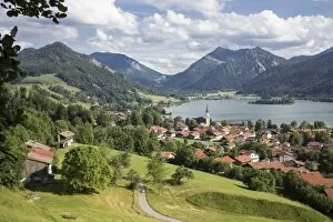 Images Dated 15th June 2014: View of Schliersee in the summer, from Oberiss, Upper Bavaria, Bavaria, Germany