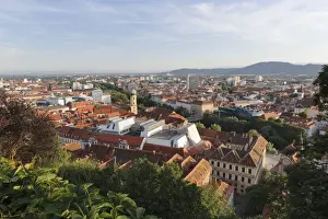 Graz Prints: View from Schlossberg, castle hill