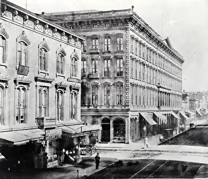 Montgomery Prints: View Of Section Of Montgomery Street