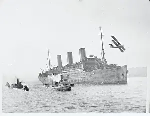 View of Twenty Seventh Division for World War One Leaving on Leviathon