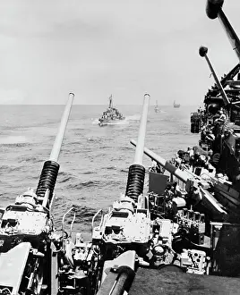 Taiwan Prints: View of Ships on Formosan Patrol