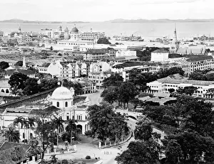 Singapore Prints: View of Singapore from Afar