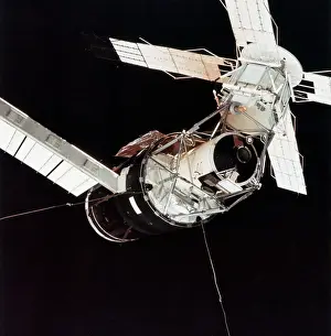 Space Station Prints: View of Skylab Space Station in Orbit