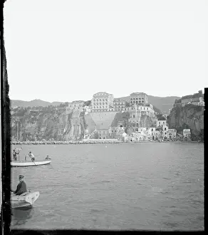 Sorrento Prints: View of Sorrento from Sea