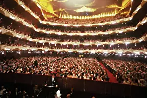 View of Stage Scene in Metropolitan Opera House