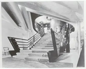 Futuristic Prints: View of Staircase
