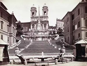 View Of Steps In Piazza Di Spagna