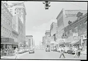 Little Rock Prints: View of Street in Little Rock