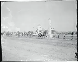 View of Stretch at Kentucky Derby