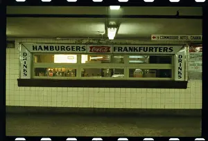 View of the Empty Subway Tunnels