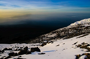 Summit Collection: View over the Surrounding Plains, Nearly 5000m Below