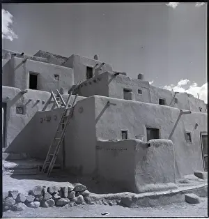 Pueblo Prints: View Of Taos Pueblo
