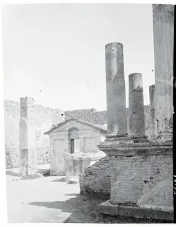 Pompeii Prints: View of Temple in Pompeii
