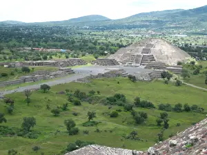 San Juan Teotihuacan Prints: View of Teotihuacan from the Pyramid of the Sun