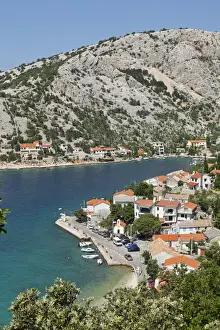 View of the town of Donja Klada, Kvarner Gulf, Croatia