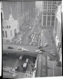 View of Traffic During Air Raid Alarm in New York
