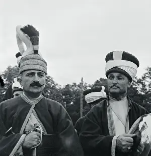 Istanbul Prints: View of Turkish Army Guards Patrolling