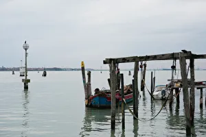 Burano Gallery: View of Venice, across the water, from the Island of Murano, Italy