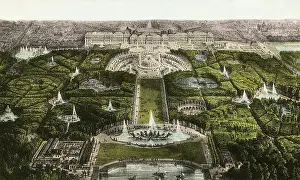 Versailles Prints: View of Versailles in France