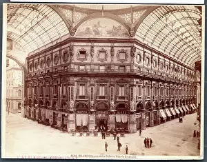 Milan Prints: View of Victor Emmanuel Gallery
