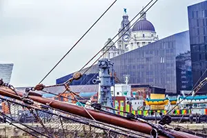 A view of the waterfront at Albert Dock (Salthouse Dock) at the Port of Liverpool