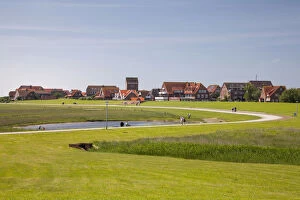 Images Dated 30th May 2014: View of Westdorf village, Baltrum, East Frisian Islands, East Frisia, Lower Saxony, Germany
