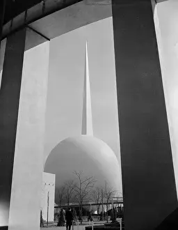 Photographic Study Prints: View of World's Fair Domed Building