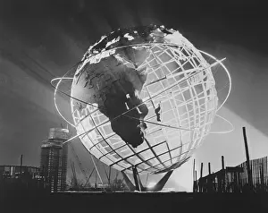 Optimism Prints: View of Worlds Fair Symbol