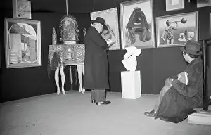 Viewers in a Museum
