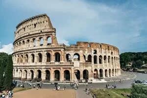 Colosseum, the famous Roman amphitheater Collection: Views Of The Colosseum, Rome, Italy