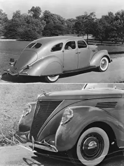 Multiple Images Prints: Two Views of Ford Lincoln Zephyr