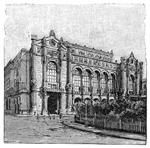 Concert Hall Prints: VigadAo (usually translated as Place for Merriment ) is Budapests second largest concert hall