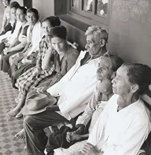 Village People with Goitre Waiting for Treatment