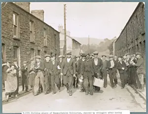 Villagers Cheering Miners