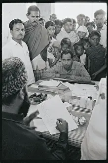 East Pakistan Prints: Villagers Waiting for Inoculations
