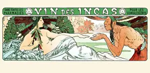 Mucha Prints: Vin des Incas