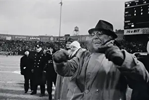 Vince Lombardi Jumping for Joy