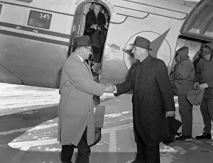 Vince Lombardi Shaking Hands with Dominic Olejniczak