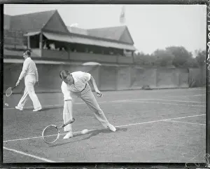 Vincent Richards Playing Tennis