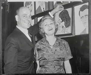 Vincent Sardi Jr with Lillian Roth
