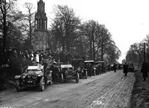 Cross Prints: Vintage Car Race