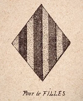 Vintage illustration, Symbol to represent females in heraldry